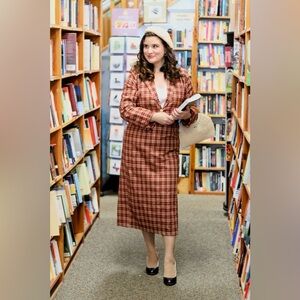 Plaid Long Sleeve Dress